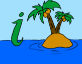 Coloring page Island painted byTay