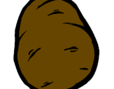 Coloring page potato painted bylmlmjl