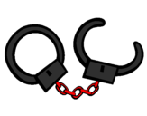 Coloring page Handcuffs painted bywilliam