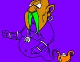 Coloring page Genie painted byN3$1@
