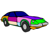 Coloring page Sports car painted bymr race car