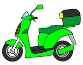 Coloring page Autocycle painted byRider Master