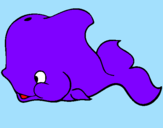 Coloring page Whale painted bysamantha