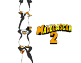 Coloring page Madagascar 2 Penguins painted byfd