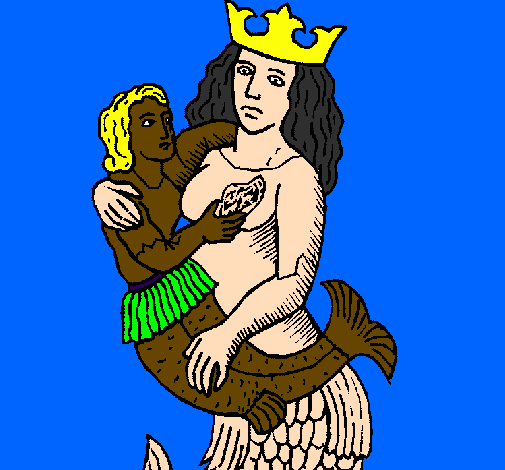 Mother mermaid
