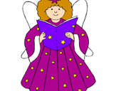 Coloring page Fairy painted bylogan