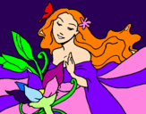 Coloring page Spring painted byallie