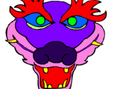 Coloring page Dragon painted byCat