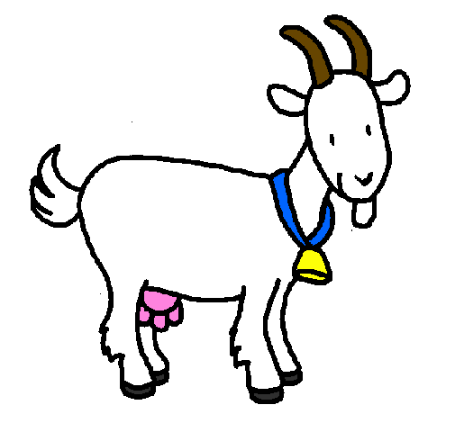 Coloring page Goat painted byrodolfo