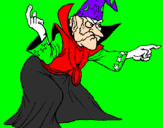 Coloring page Magician painted byN3$1@