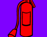 Coloring page Fire extinguisher painted byjayda