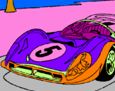 Coloring page Car number 5 painted byjeremidebaqrela