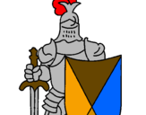 Coloring page Knight painted bynoah