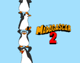 Coloring page Madagascar 2 Penguins painted bymegan