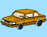 Coloring page Classic car painted bysofia