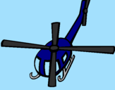 Coloring page Helicopter V painted byscat
