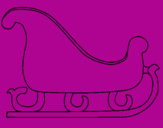 Coloring page Sleigh painted byjesus