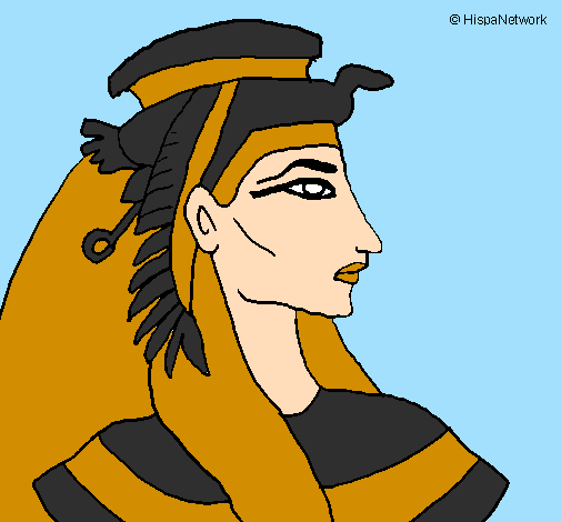 Coloring page Pharaoh painted byalex