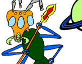 Coloring page Alien ant painted byfofer