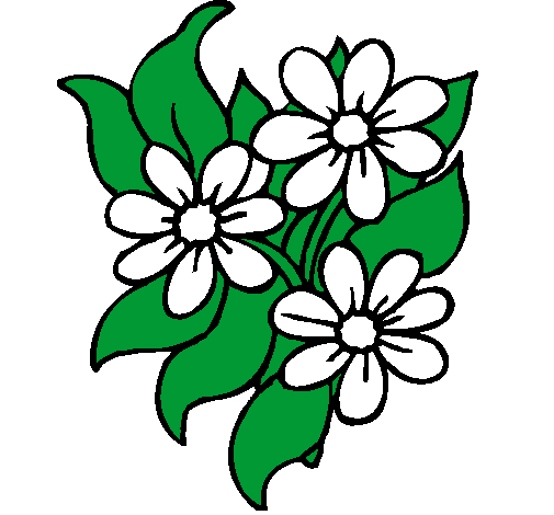 Coloring page Little flowers painted bynafi