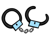 Coloring page Handcuffs painted bysergio