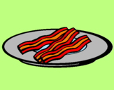 Coloring page Bacon painted byJonas