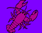 Coloring page Lobster painted byLAURNCE