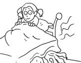 Coloring page Monster under the bed painted byVICTORMM  