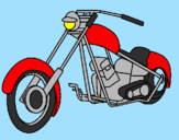 Coloring page Motorbike painted bydrake