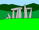 Coloring page Dolmen painted byDucky The Duck