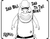 Coloring page Bad Bill painted bydrew