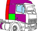 Coloring page Truck painted byjemilio