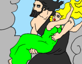 Coloring page The abduction of Persephone painted bycaitlin gordon