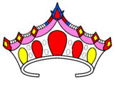 Coloring page Tiara painted by¨Daniel