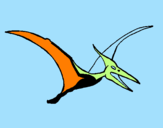 Coloring page Pterodactyl painted byluis
