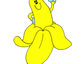 Coloring page Banana painted byjatziry