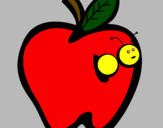 Coloring page Apple III painted byClhoe