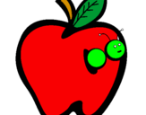 Coloring page Apple III painted byjatziry
