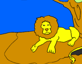 Coloring page The Lion King painted bycalla