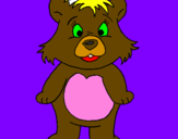 Coloring page Little bear painted byANGELICA