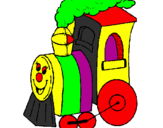 Coloring page Train painted bymiquel