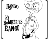 Coloring page Rango painted byss