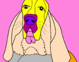 Coloring page Dog painted byluis