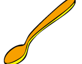 Coloring page Spoon painted bycc