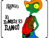 Coloring page Rango painted byMRS STEWART