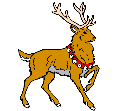 Coloring page Stag painted byaaron