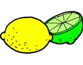 Coloring page lemon painted bybelden