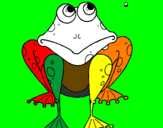 Coloring page Frog painted bym]yhh;msadetugmxstru