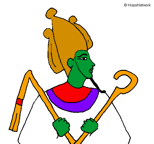 Coloring page Osiris painted byPeter