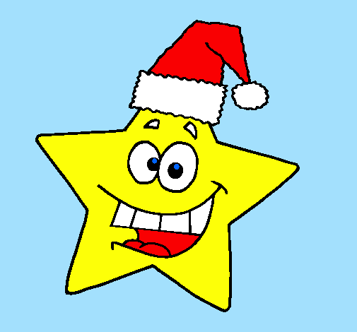 Coloring page christmas star painted byCelia Mcswiney